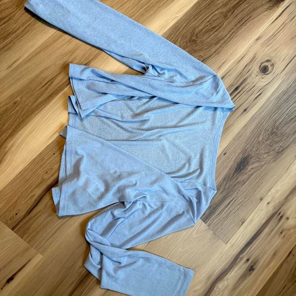 Shein Women's Blue and Grey Cardigan